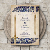 Zwaarden Keltische bruiloft Kaart