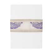 Zwaarden Keltische bruiloft Uitnodigingen Wikkel (Achterkant Voorbeeld)