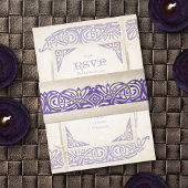 Zwaarden Keltische bruiloft Uitnodigingen Wikkel