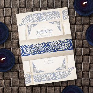 Zwaarden Keltische bruiloft Uitnodigingen Wikkel