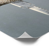 Zwaarden: met bekerfolie gehakte zeeflap van gevlo poster (Hoek)