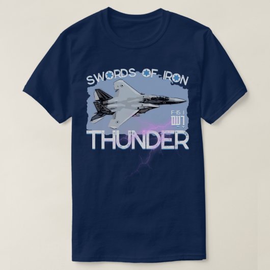 ZWAARDEN VAN IJZER F-15 I RA'AM T-SHIRT (Design voorkant)