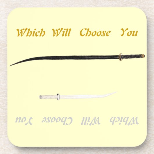 Zwaarden van Legend: Welke kies je? Onderzetter (Voorkant)