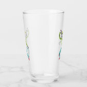 Zwaardslikkende Stickman Glas (Rechts)