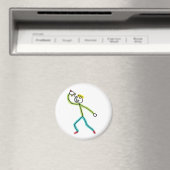 Zwaardslikkende Stickman Magneet (Insitu (Vaatwasser))