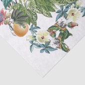 Zwaardstaart Vogelvogels bloemen papier (Detail)