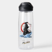 Zwaardvechter | 725ml waterfles (Achterkant)