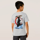 Zwaardvechter | Kinderen T-shirt (Achterkant volledig)