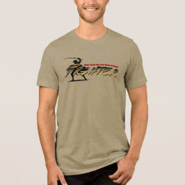 Zwaardvechter | Lange mouw voor heren Tri-Blend Shirt