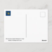 zwaardvis briefkaart (Achterkant)