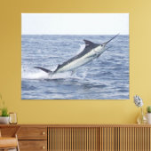 ZWAARDVIS CANVAS AFDRUK (Insitu (Woonkamer))