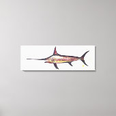 zwaardvis canvas afdruk (Voorkant)