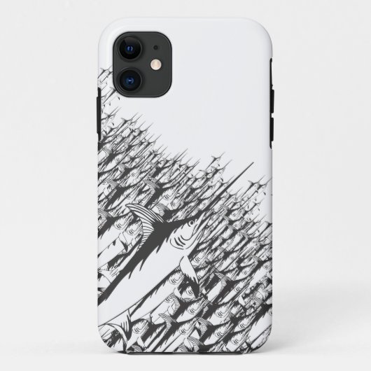 zwaardvis iPhone 5 Hoesje (Achterkant)
