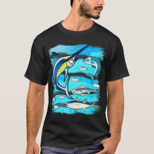 Zwaardvis Mahi Tuna Kingfing Atlant T-shirt