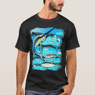 Zwaardvis Mahi Tuna Kingfing Atlant T-shirt