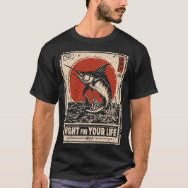  zwaardvis | Ocean Warrior Portrait T-shirt