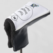 Zwaardvis-pompelmonogram Golfheadcover (3/4 voorkant)