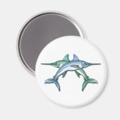 zwaardvismagneet magneet (Voorkant / Achterkant)