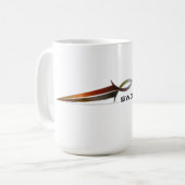Zwaardvisser Koffiemok (Voorkant links)