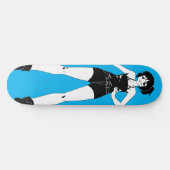 Zwaardvrouw Anime Girl Skateboard Deck (Horizontaal)