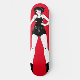 Zwaardvrouw Anime Girl Skateboard Deck