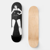 Zwaardvrouw Anime Girl Skateboard Deck (Voorkant)