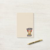 Zwaargewicht Spud Kampioen Boksen Aardappel Post-it® Notes (Op bureau)