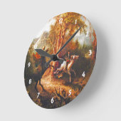 Zwaarloze paardenkraanklok ronde klok (Hoek)