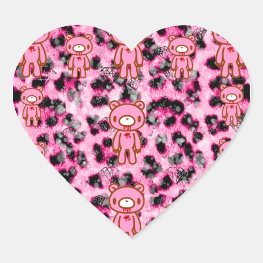 Zwaarmoedige Beer Stickers (Voorkant)