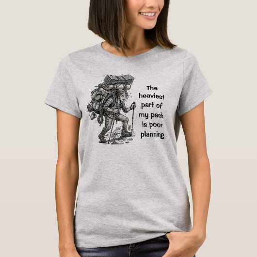 Zwaarste ding in mijn pak Fun T-shirt (Voorkant)