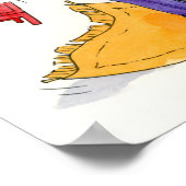 Zwaarte - Zwaartekracht Poster (Hoek)