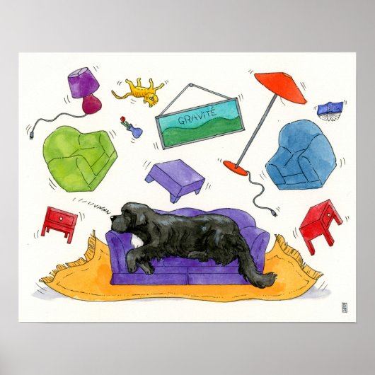 Zwaarte - Zwaartekracht Poster (Voorkant)