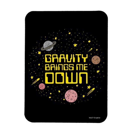 Zwaartekracht brengt me naar beneden magneet (Verticaal)