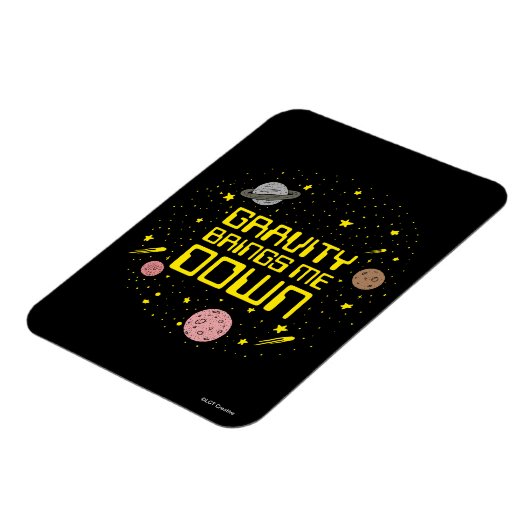 Zwaartekracht brengt me naar beneden magneet (Linkerzijde)