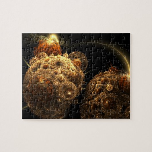 Zwaartekracht - Fractal Art Puzzle Legpuzzel (Horizontaal)