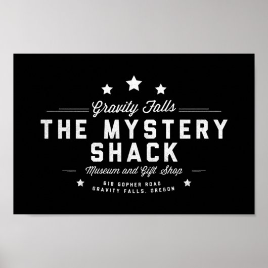 Zwaartekracht Herfst Mystery Shack Poster (Voorkant)