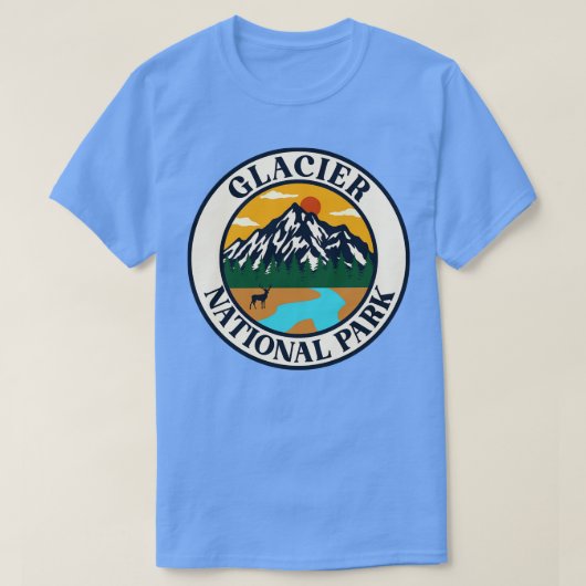 Zwaartekracht herfsten nationaal park t-shirt (Design voorkant)