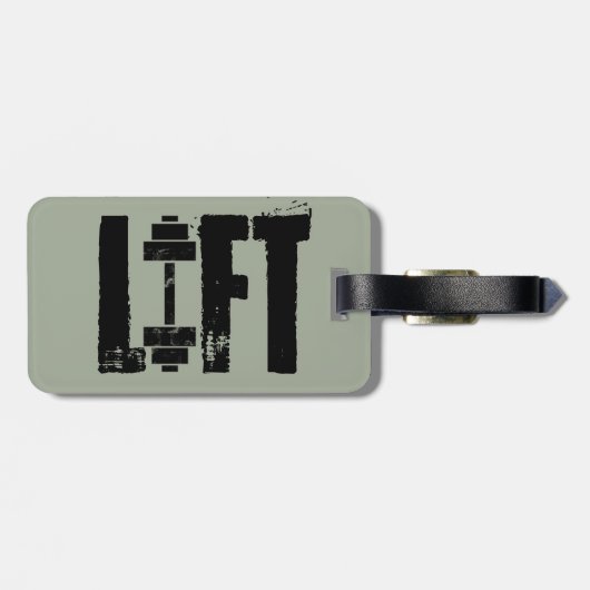 zwaartekracht LIFT Bagagelabel (Achterkant horizontaal)