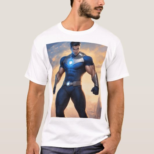 Zwaartekracht & Magnetisme Superheld T-shirt (Voorkant)