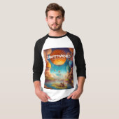 "Zwaartekracht omhelst" T-shirt (Voorkant volledig)
