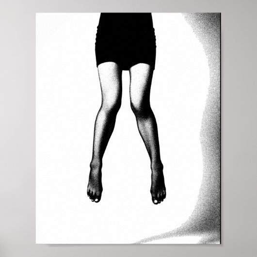 Zwaartekracht onderbroken poster (Voorkant)