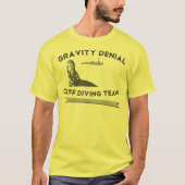 Zwaartekracht Ontkenning Cliff Diving Team T-shirt (Voorkant)
