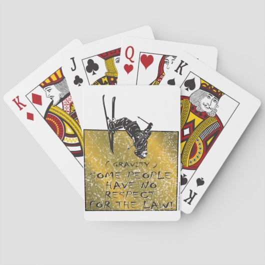 Zwaartekracht Speelkaarten (Achterkant)