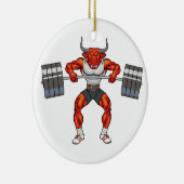 zwaartekracht - stier 2 keramisch ornament (Rechts)