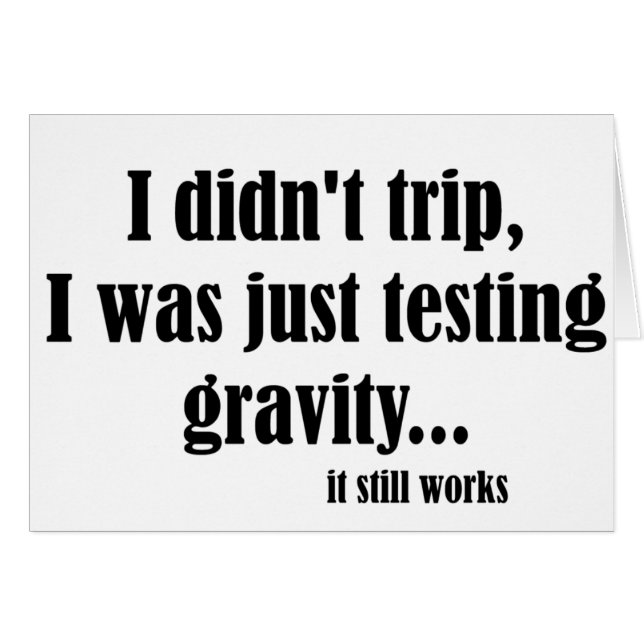 Zwaartekracht werkt (Voorkant Horizontaal)