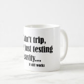 Zwaartekracht werkt koffiemok (Voorkant rechts)