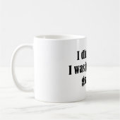 Zwaartekracht werkt koffiemok (Links)