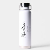 Zwaartekrachtbevestiging Aangepaste naam en nuchte Waterfles (Achterkant)