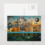 Zwaartekrachtcentrale onder belegering briefkaart (Voorkant / Achterkant)