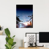 ZwaartekrachtHerfsten bos Poster (Thuiskantoor)